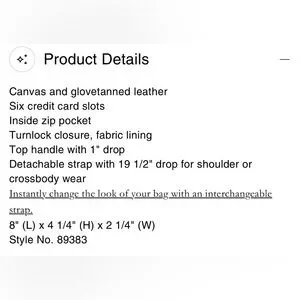 Coach Riley Chain Clutch With Tea Rose Crossbody